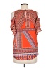I.N. San Francisco Orange Short Sleeve Blouse Size M - photo 2