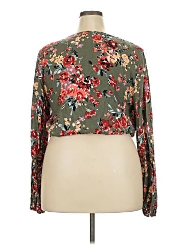 Xhilaration Long Sleeve Blouse (view 2)