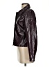 Express 100% Polyester Metallic Burgundy Jacket Size S - photo 5