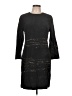 Risto 100% Silk Tweed Black Cocktail Dress Size L - photo 1