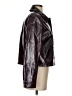 Express 100% Polyester Metallic Burgundy Jacket Size S - photo 4