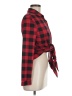 No Boundaries Plaid Red Long Sleeve Blouse Size M - photo 4