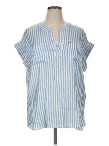 Jones New York Short Sleeve Blouse (view 1)
