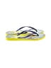 Assorted Brands Tropical Yellow Flip Flops Size 8 1/2 - photo 1