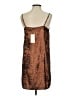 A New Day 100% Polyester Metallic Brown Cocktail Dress Size S - photo 2