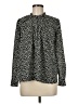 J.Crew Mercantile 100% Polyester Polka Dots Black Long Sleeve Blouse Size 6 - photo 1