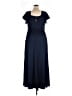 Lulus Solid Blue Casual Dress Size 1X - photo 2