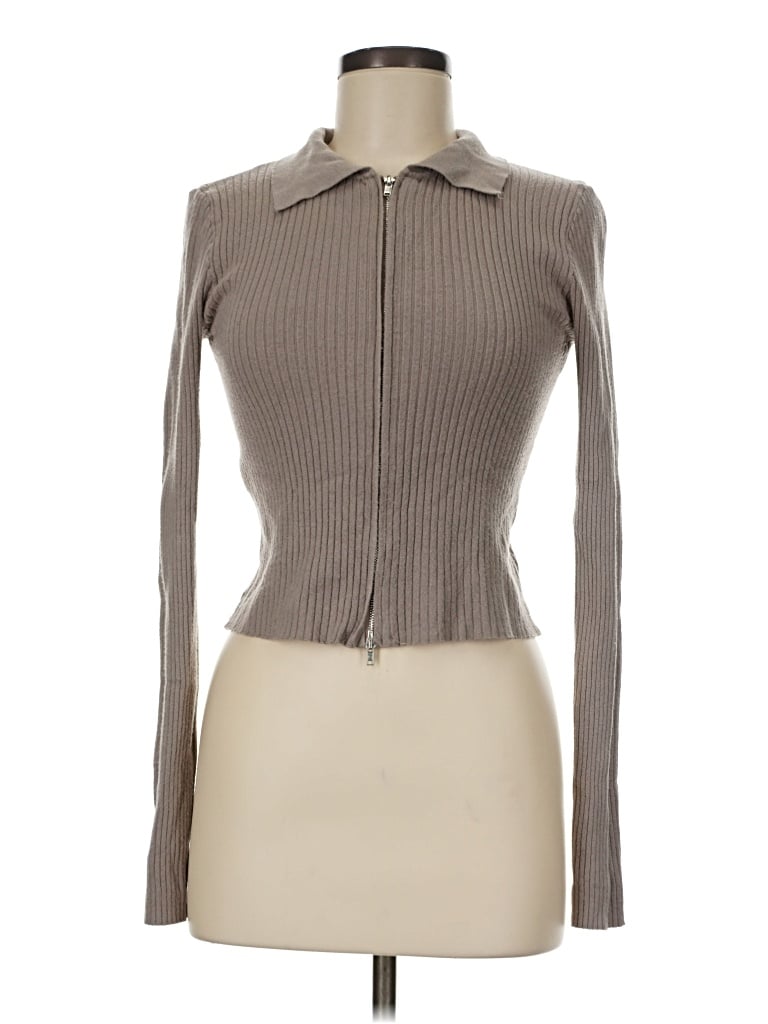 Pre-owned Shein Cardigan Sweater In Tan