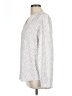 dalia Polka Dots Ivory Long Sleeve Blouse Size L - photo 5