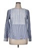 Brooks Brothers 100% Polyester Blue Long Sleeve Blouse Size 14 - photo 1