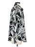 VICI 100% Polyester Paisley Silver Long Sleeve Blouse Size S - photo 4