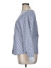Brooks Brothers 100% Polyester Blue Long Sleeve Blouse Size 14 - photo 5