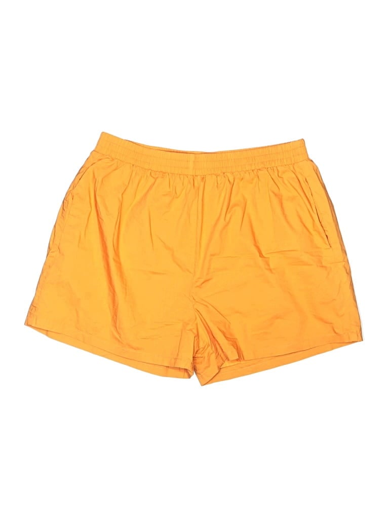 Pre-owned Grey Lab Los Angeles Athletic Shorts In Orange