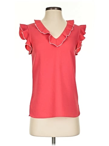 Reiss Short Sleeve Blouse (view 1)