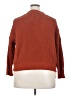 Truself 100% Polyester Orange Cardigan Size 2X - photo 2