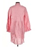 Harshman 100% Linen Pink 3/4 Sleeve Button-Down Shirt Size M - photo 2
