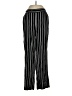 Unbranded 100% Viscose Stripes Black Casual Pants Size 4 (estimated) - photo 1