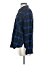 Express Plaid Blue Long Sleeve Button-Down Shirt Size S - photo 5