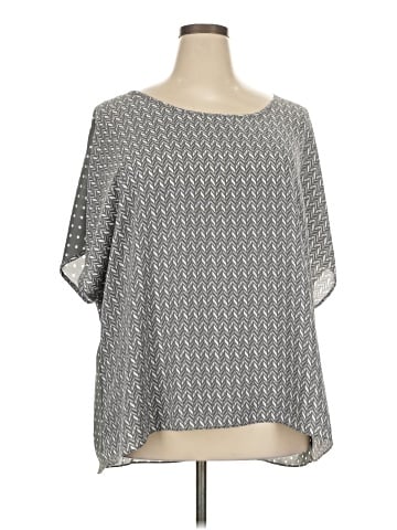 Alfani Short Sleeve Blouse (view 1)