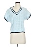 Shein 100% Acrylic Blue Sweater Vest Size 4 - photo 1