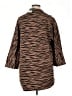 Tuckernuck Animal Print Brown 3/4 Sleeve Blouse Size XL - photo 2