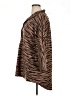 Tuckernuck Animal Print Brown 3/4 Sleeve Blouse Size XL - photo 5