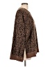 White Crow Animal Print Brown Pullover Sweater Size L - photo 4