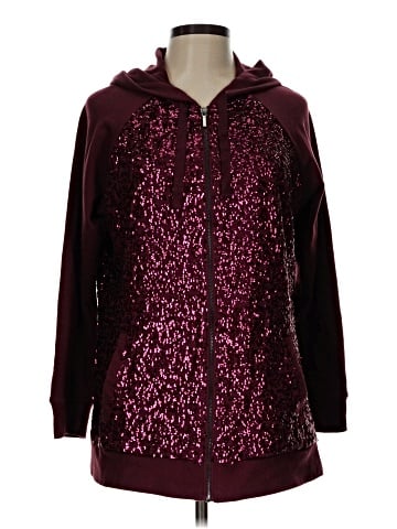 Isaac Mizrahi LIVE! Zip Up Hoodie (view 1)