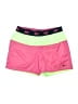 Nike 100% Polyester Color Block Pink Athletic Shorts Size XL - photo 1
