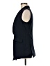 Theory Blue Black Vest Size 8 - photo 5