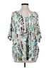 shopthemint.com Teal 3/4 Sleeve T-Shirt Size S - photo 1