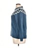 L.L.Bean 100% Wool Chevron-herringbone Blue Wool Pullover Sweater Size XL - photo 5