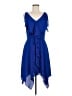 BCBGMAXAZRIA Blue Cocktail Dress Size 6 - photo 1