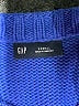 Gap 100% Cotton Solid Blue Pullover Sweater Size XS - photo 7
