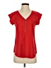 Express Red Short Sleeve Henley Size XS - photo 1