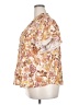 Democracy Floral Ivory Short Sleeve Blouse Size 3X - photo 5