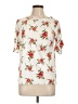 CW Classics Ivory Short Sleeve Blouse Size L (estimated) - photo 1