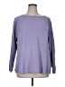 Karen Scott 100% Cotton Purple Pullover Sweater Size XL - photo 1
