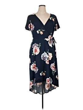 overall dress for women Pinstripe Denim Overall Dress Dark Indigo / 2