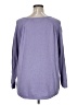 Karen Scott 100% Cotton Purple Pullover Sweater Size XL - photo 2