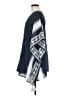 Tory Burch 100% Cotton Blue Poncho Size Med - Lg - photo 5