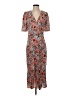 Veronica Beard Paisley Red Casual Dress Size P (petite) - photo 1