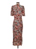 Veronica Beard Paisley Red Casual Dress Size P (petite) - photo 2