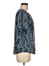 Shein Blue Short Sleeve Blouse Size 6 - photo 4
