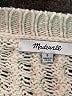 Madewell Ivory Patchwork Sweater Vest Size S - photo 6