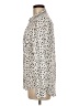 Emily Daniels Animal Print Ivory Long Sleeve Blouse Size M - photo 5