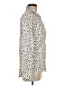 Emily Daniels Animal Print Ivory Long Sleeve Blouse Size M - photo 4