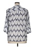 Assorted Brands Blue 3/4 Sleeve Blouse Size XL - photo 2