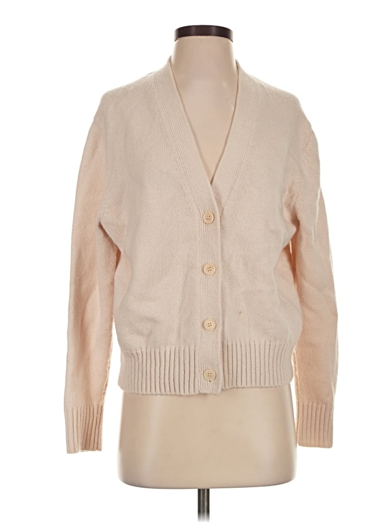 Pre-owned Cos Cardigan Sweater In Tan