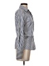 Y.A.S Stripes Blue Long Sleeve Blouse Size XS - photo 4